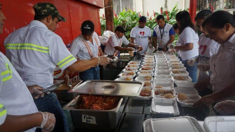 Sugar Mills attend victims from the Fuego Volcano Eruption