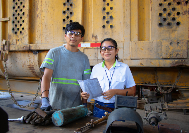 Jóvenes trabajadores